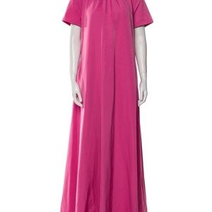 STAUD Vibrant Pink Maxi Dress